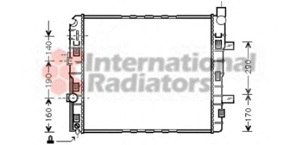 Imagine Radiator, racire motor VAN WEZEL 30002319