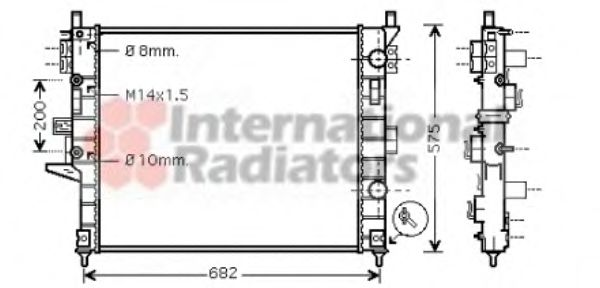 Imagine Radiator, racire motor VAN WEZEL 30002331