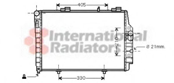 Imagine Radiator, racire motor VAN WEZEL 30002337