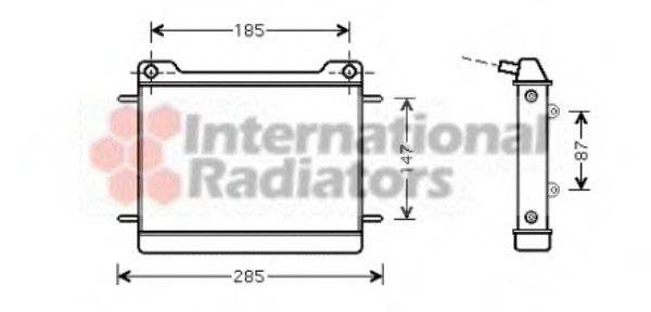 Imagine Radiator, racire motor VAN WEZEL 30002347