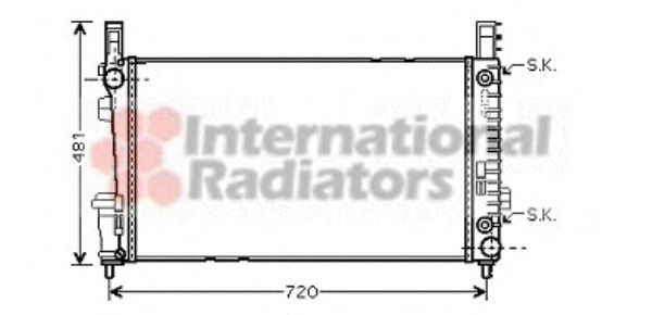 Imagine Radiator, racire motor VAN WEZEL 30002364