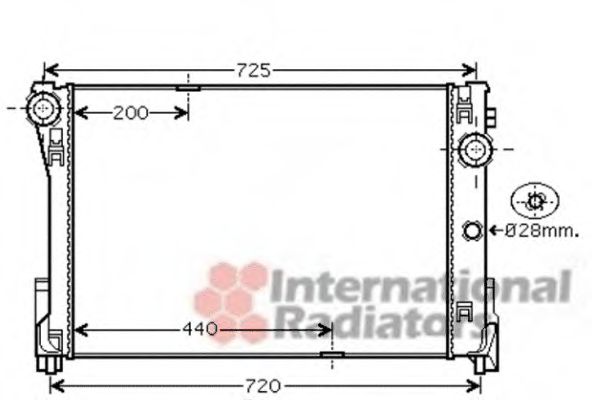 Imagine Radiator, racire motor VAN WEZEL 30002474