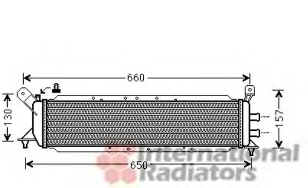 Imagine Radiator, racire motor VAN WEZEL 30002482