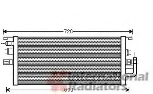 Imagine Radiator, racire motor VAN WEZEL 30002487