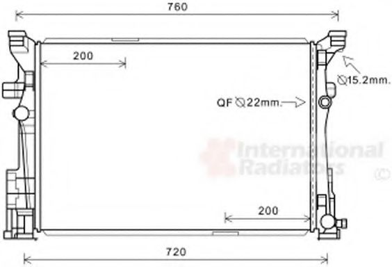 Imagine Radiator, racire motor VAN WEZEL 30002652