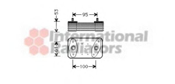 Imagine Radiator ulei, ulei motor VAN WEZEL 30003226