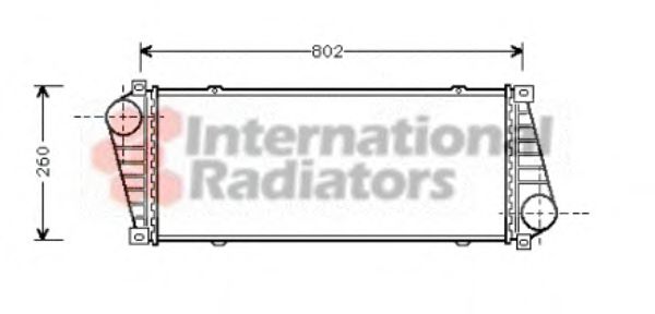 Imagine Intercooler, compresor VAN WEZEL 30004217