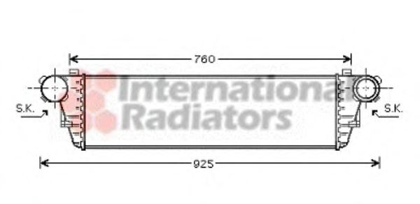 Imagine Intercooler, compresor VAN WEZEL 30004379