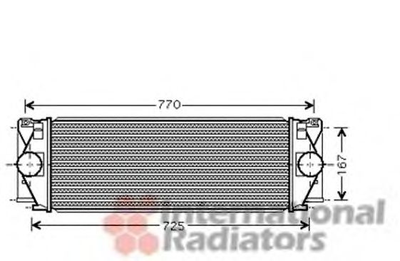 Imagine Intercooler, compresor VAN WEZEL 30004396