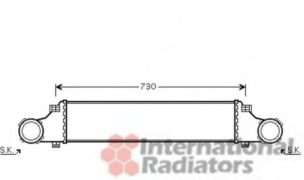 Imagine Intercooler, compresor VAN WEZEL 30004410