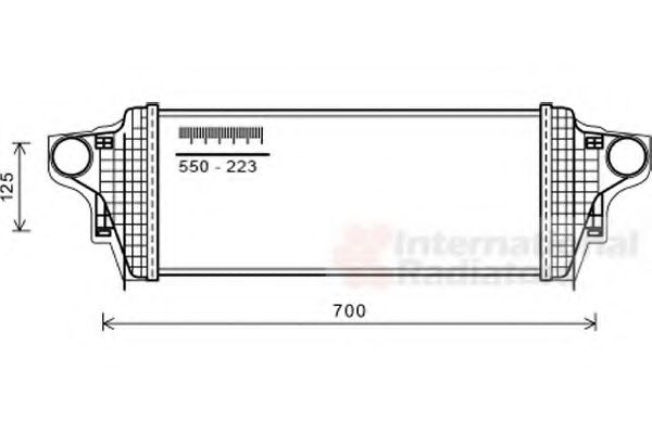 Imagine Intercooler, compresor VAN WEZEL 30004551