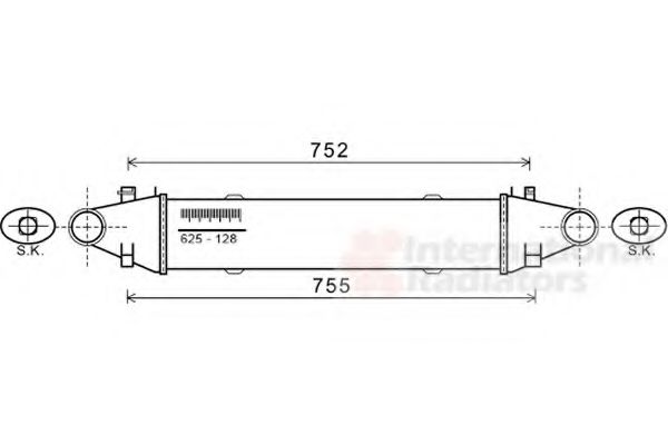 Imagine Intercooler, compresor VAN WEZEL 30004556