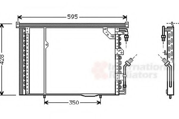 Imagine Condensator, climatizare VAN WEZEL 30005195