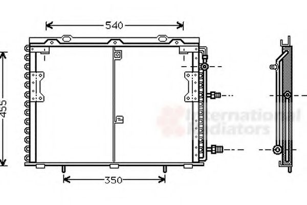 Imagine Condensator, climatizare VAN WEZEL 30005221