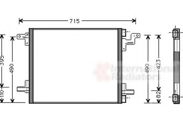 Imagine Condensator, climatizare VAN WEZEL 30005270