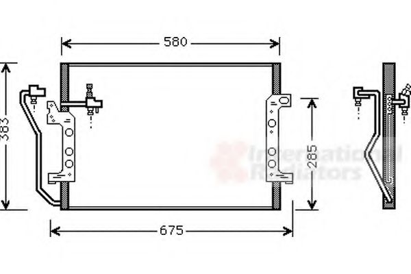 Imagine Condensator, climatizare VAN WEZEL 30005289