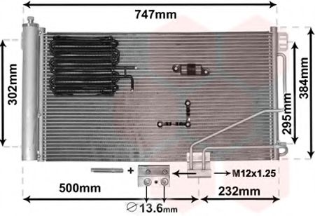 Imagine Condensator, climatizare VAN WEZEL 30005298