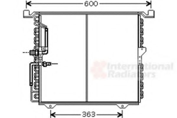 Imagine Condensator, climatizare VAN WEZEL 30005388