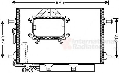 Imagine Condensator, climatizare VAN WEZEL 30005562