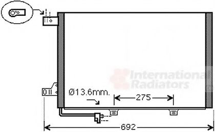 Imagine Condensator, climatizare VAN WEZEL 30005578