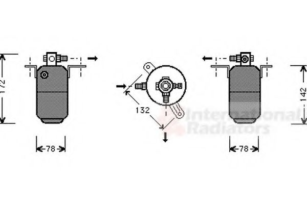 Imagine uscator,aer conditionat VAN WEZEL 3000D005