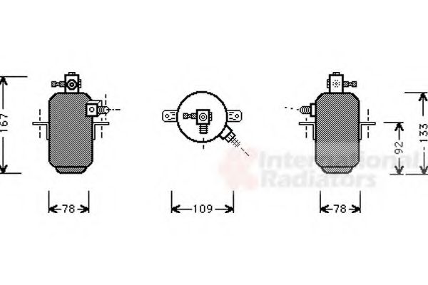 Uscator,aer conditionat VAN WEZEL 3000D007