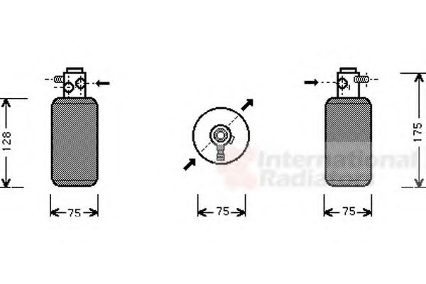 Imagine uscator,aer conditionat VAN WEZEL 3000D050