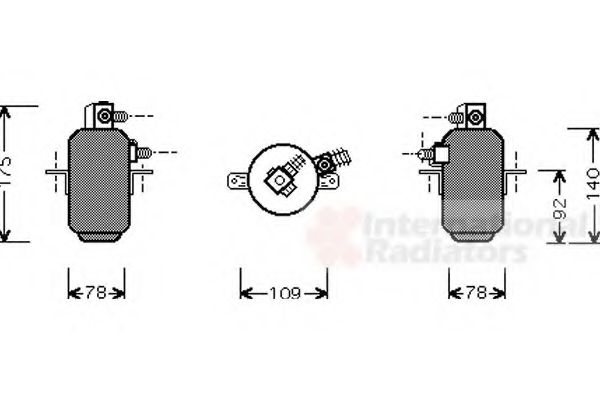 Imagine uscator,aer conditionat VAN WEZEL 3000D081