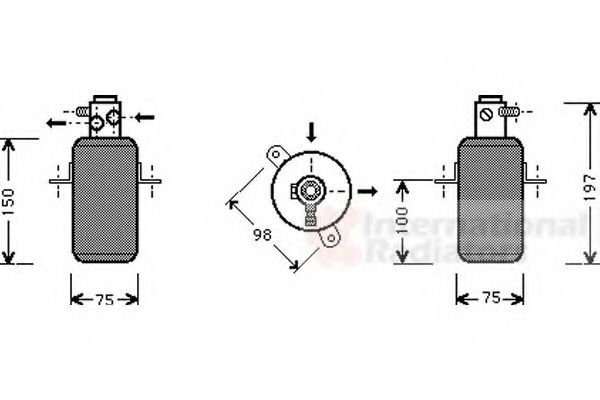 Imagine uscator,aer conditionat VAN WEZEL 3000D266