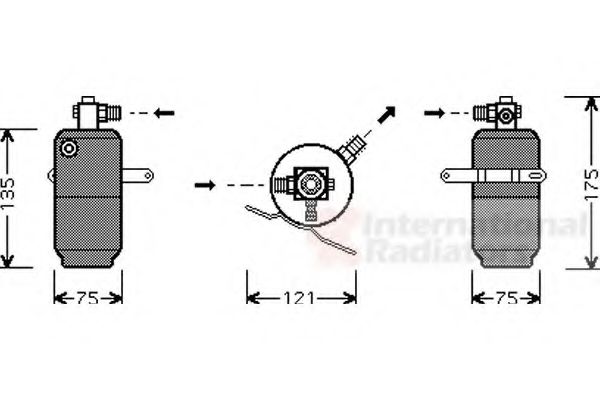 Imagine uscator,aer conditionat VAN WEZEL 3000D293