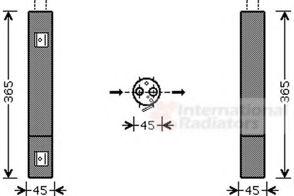 Imagine uscator,aer conditionat VAN WEZEL 3000D395