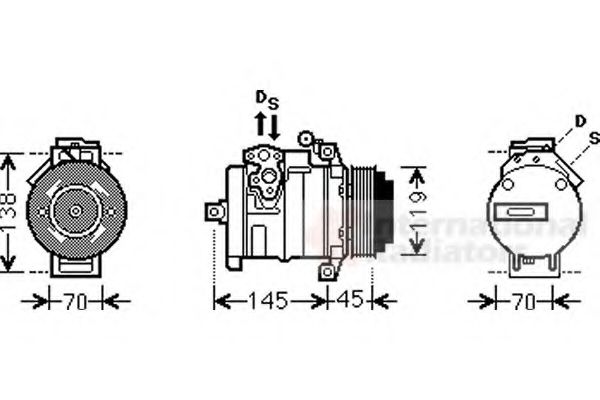 Imagine Compresor, climatizare VAN WEZEL 3000K530