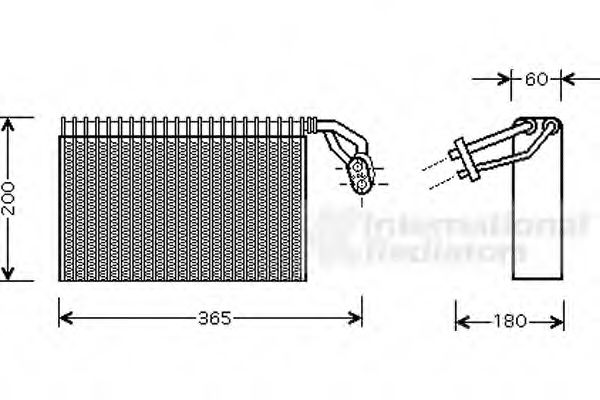 Imagine evaporator,aer conditionat VAN WEZEL 3000V317