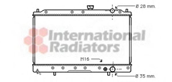 Imagine Radiator, racire motor VAN WEZEL 32002016