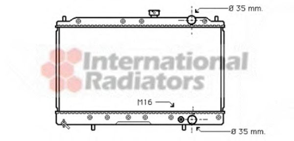 Imagine Radiator, racire motor VAN WEZEL 32002018