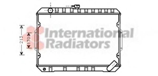 Imagine Radiator, racire motor VAN WEZEL 32002027