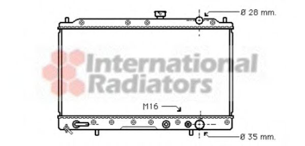 Imagine Radiator, racire motor VAN WEZEL 32002030