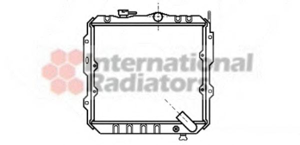 Imagine Radiator, racire motor VAN WEZEL 32002032