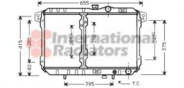 Imagine Radiator, racire motor VAN WEZEL 32002065