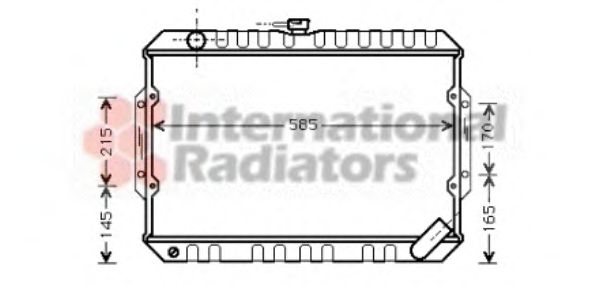 Imagine Radiator, racire motor VAN WEZEL 32002066