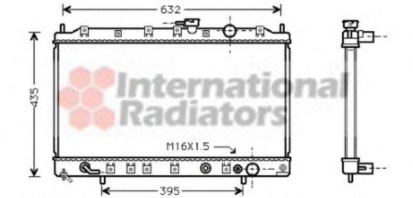 Imagine Radiator, racire motor VAN WEZEL 32002081