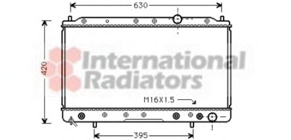 Imagine Radiator, racire motor VAN WEZEL 32002083