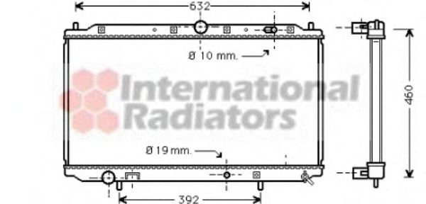 Imagine Radiator, racire motor VAN WEZEL 32002101