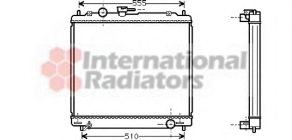 Radiator, racire motor VAN WEZEL 32002109 #1