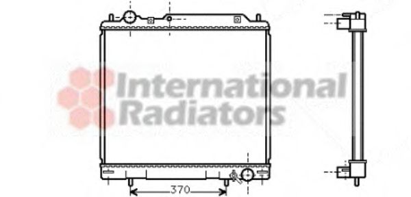 Imagine Radiator, racire motor VAN WEZEL 32002110