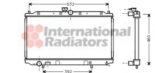 Imagine Radiator, racire motor VAN WEZEL 32002111