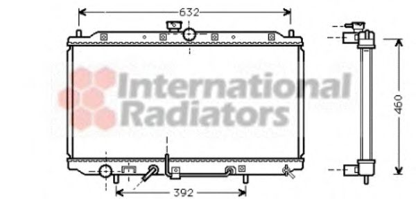 Imagine Radiator, racire motor VAN WEZEL 32002112