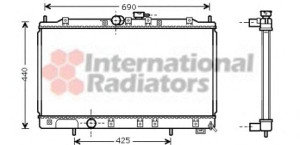 Imagine Radiator, racire motor VAN WEZEL 32002122