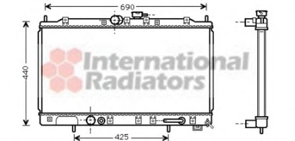 Imagine Radiator, racire motor VAN WEZEL 32002123