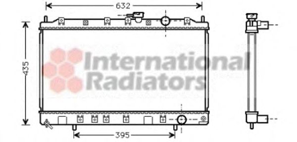 Imagine Radiator, racire motor VAN WEZEL 32002131